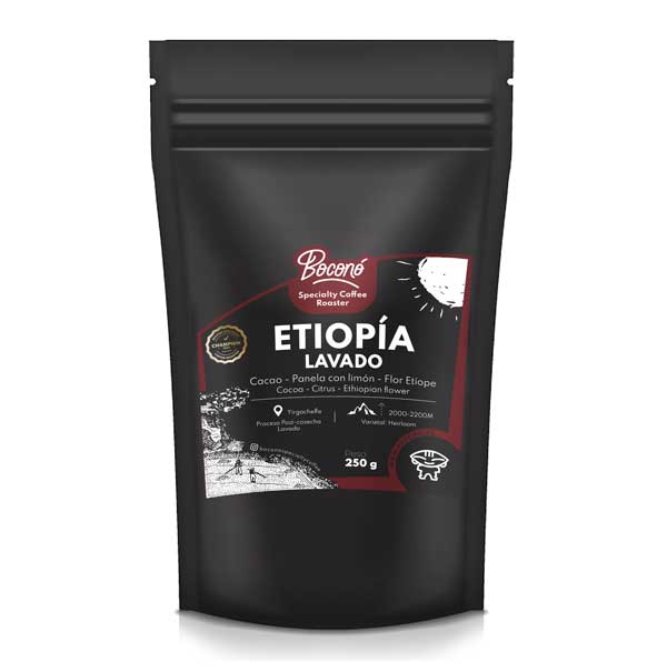 Café de Etiopia Sidamo Heirloom Lavado 250g
